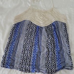 Full tilt Crochet halter tank top